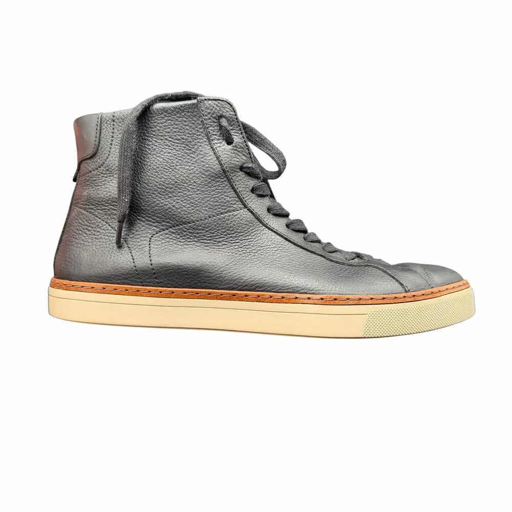 Banana Republic Black Leather High Top Sneakers Men’s 10.5 Casual